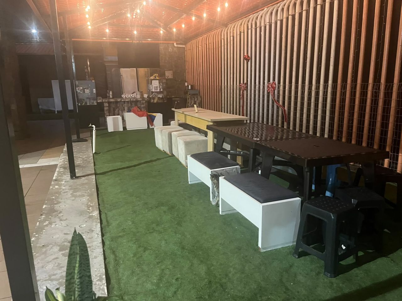 Zona de espera para familias
