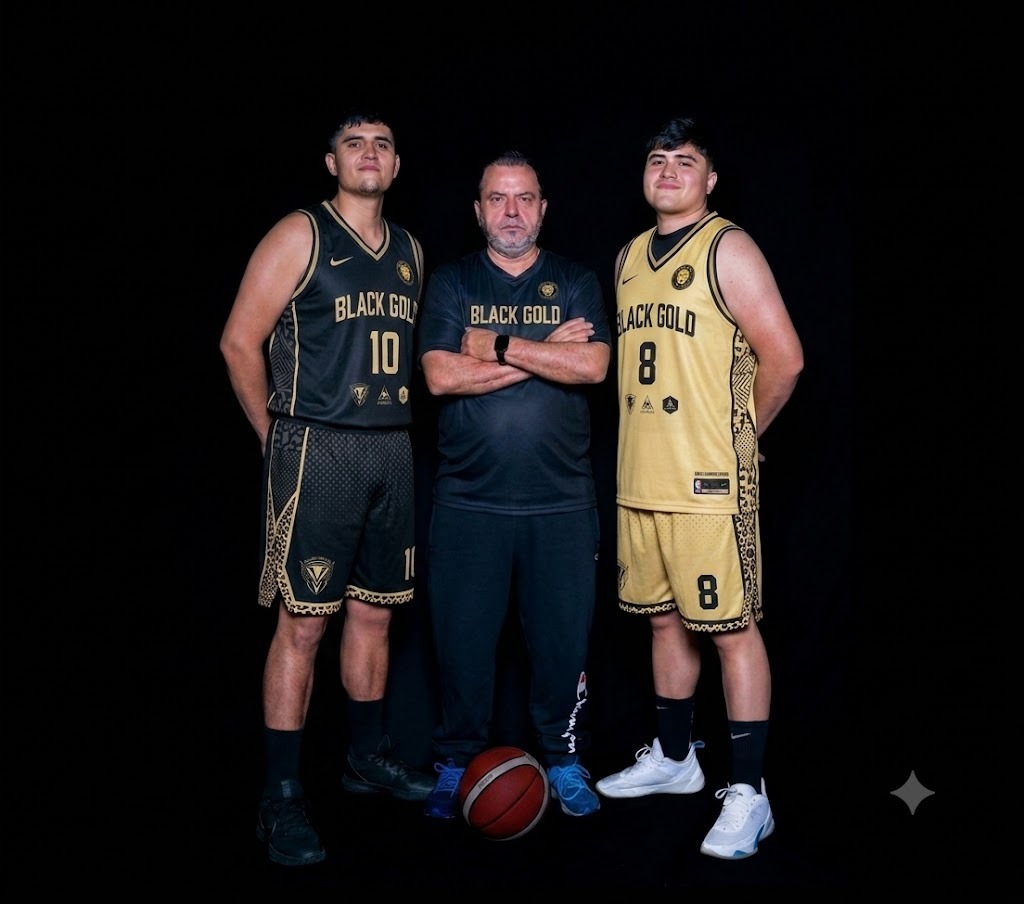Mockup oficial del uniforme de Black Gold